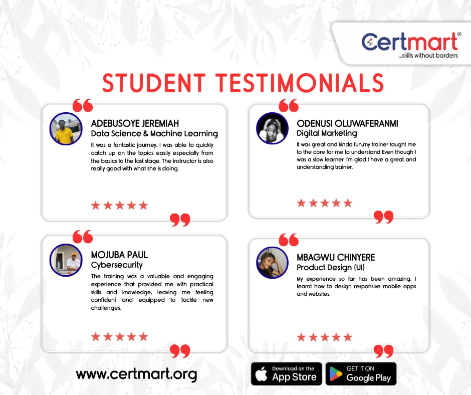 Student Testimonials